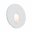 LED Recessed wall luminaire round 78mm 1,1W 50lm 230V 2700K White