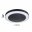 LED Deckenleuchte Smart Home Zigbee 3.0 Circula Dämmerungssensor insektenfreundlich IP44 rund 320mm Tunable Warm 14W 880lm 230V Anthrazit Kunststoff