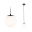 Selection Bathroom LED Pendant luminaire Gove IP44 3000K 900lm 9W Black matt/Satin