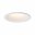 LED Recessed luminaire Cymbal Coin IP44 round 77mm Coin 6W 440lm 230V dimmable 2000 - 2700K Matt white