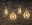 1879 Bundle LED Kolben Rustika E27 230V 3x480lm 3x6W 1700K dimmbar Gold