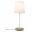 Neordic Bordlampe Stellan E27 max. 20W Hvid/Træ Stof/Metal/Træ
