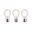 230 V Filament LED Pear E27 3x1055lm 3x9W 2700K Matt