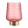 Pauleen Lampe à poser Rose Glamour E27 2700K 30lm 0,8W Rose/Laiton