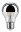 Modern Classic Edition Standard 230 V Ampoule LED Calotte réflectrice E27 580lm 4,8W 2700K Calotte argentée