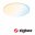VariFit Panneau encastré LED Smart Home Zigbee Veluna IP44 rond 215mm Tunable White Satiné gradable