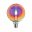 Fantastic Colors Edition Globe LED E27 230V 470lm 5W 2700K gradable Dichroïque