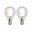 LED-kogellamp Filament E14 230V 2x470lm 2x4,5W 2700K Mat