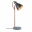 Neordic Lampe à poser Orm E27 max. 20W Gris/Cuivre Dépoli Métal/Béton