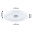 LED Ceiling luminaire Volea IP44 3000K 500lm / 2400lm 230V 4 / 1x18,5W dimmable White/Silver