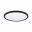 Panneau LED Atria Shine Backlight rond 293mm 16W 1600lm 3000K Noir