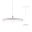 URail Suspension LED 3-Step-Dim Hildor 850lm 15W 3000K gradable 230V Blanc