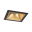 LED Einbauleuchte 3-Step-Dim Cole Coin IP44 eckig 88x88mm Coin 6W 470lm 230V dimmbar 2700K Schwarz/Gold matt