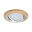 LED-inbouwlamp Lanati Set van 3 rond 84mm 30° Coin 3x6W 3x470lm 230V 2700K Houtlook Eik/Alu gedraaid