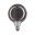 1879 230 V Filament LED Globe G125 E27 130lm 4W 1800K dimmable Smoke glass