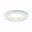 Recessed luminaire LED Coin satined round 7 W white 3-piece set, dimmable