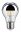 Modern Classic Edition Bundle LED-gloeilamp Kopspiegel E27 230V 3x600lm 3x6,5W 2700K Kopspiegel zilver