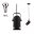 Neordic Bundle Hanglamp Lavea + LED-reflector E27 Zwart dimbaar Metaal / 230V 200lm 6,5W 1300K