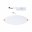VariFit Panneau encastré LED Smart Home Zigbee 3.0 Veluna Edge IP44 rond 200mm 18W 1400lm Tunable White Blanc gradable