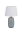 Pauleen Table luminaire Glowing Hug E14 max. 20W White/Graublau