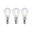 Eco-Line 230 V Filament LED Drop E14 3 pack 100mm 3x525lm 3x2,5W 3000K Clear