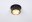 Spot encastré LED 3-Step-Dim Gil Coin IP44 rond 68mm Coin 6W 470lm 230V gradable 2700K Noir mat/Doré