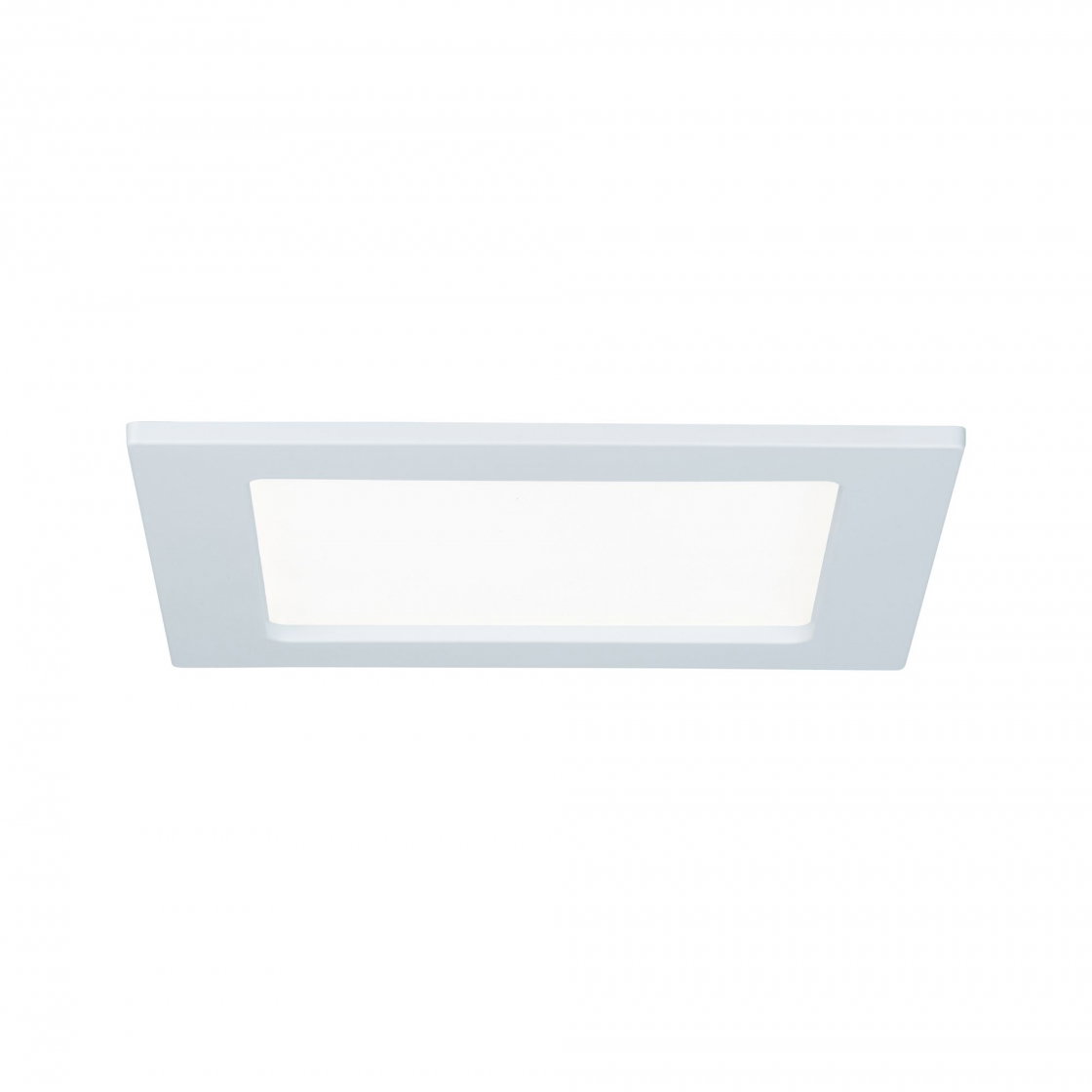 Panneau LED Encastré Paulmann Areo IP44 - 118 Mm, 6,5W, Blanc Neutre 4000K - Pour Salle De Bain, Cuisine