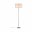 Standerlampe Tessa E27 max. 60W Crème/Jern børstet Metal/Stof