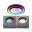 LED Deckenleuchte Rainbow mit Regenbogeneffekt RGBW 750lm 230V 22W dimmbar Schwarz/Weiß