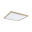 Panneau LED Atria Shine Backlight IP44 carré 293x293mm 16W 1600lm 4000K Esthétique bois