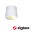 LED Module recessed luminaire Smart Home Zigbee 3.0 Base Coin 1-piece set round 50mm Coin 4,9W 420lm 230V dimmable RGBW+ Satin