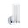Selection Bathroom Wandlamp Luena IP44 E14 230V max. 20W dimbaar Chroom/Glas