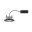 LED Einbauleuchte Calla schwenkbar IP65 rund 90mm 30° 6W 500lm 230V 4000K Schwarz matt