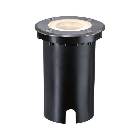 Paulmann 94752 Plug & Shine LED grondinbouwlamp Floor Smart Home Zigbee set van 3 rond IP67 3x2W 3x65lm dimbaar 70mm edelstaal RGBW zeewaterbestendig