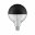 Modern Classic Edition Standard 230 V Globe LED Calotte réflectrice E27 G125 600lm 6,5W 2700K gradable Calotte réflectrice en noir mat